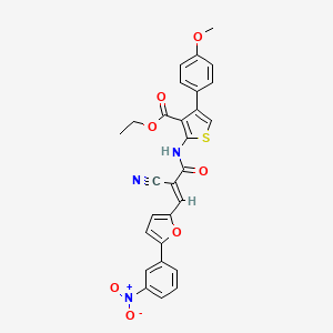 molecular formula C28H21N3O7S B7730099 MFCD01949825 