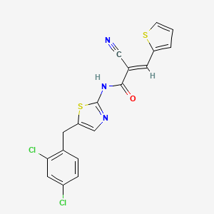 molecular formula C18H11Cl2N3OS2 B7730126 MFCD02349662 