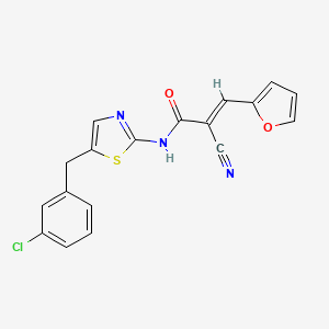 molecular formula C18H12ClN3O2S B7730146 MFCD02349586 