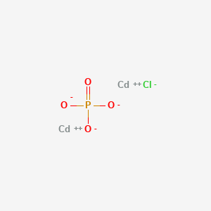 molecular formula Cd5Cl5O50P15-20 B077302 Pentacadmium chloridetriphosphate CAS No. 12185-64-7