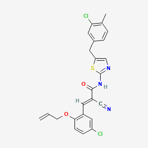 molecular formula C24H19Cl2N3O2S B7730243 MFCD02979611 