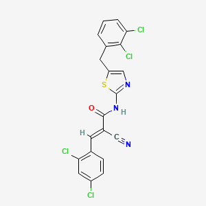 molecular formula C20H11Cl4N3OS B7730298 MFCD02979315 