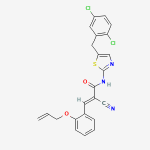 molecular formula C23H17Cl2N3O2S B7730318 MFCD02979375 