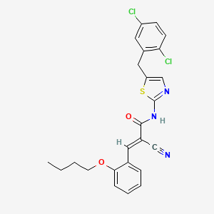 molecular formula C24H21Cl2N3O2S B7730320 MFCD02979377 