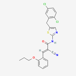 molecular formula C23H19Cl2N3O2S B7730332 MFCD02979374 