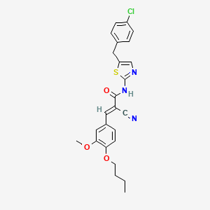 molecular formula C25H24ClN3O3S B7730348 MFCD02979259 