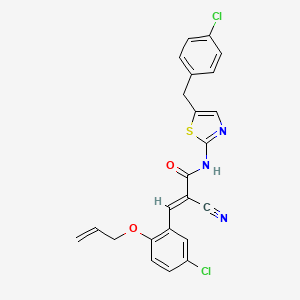 molecular formula C23H17Cl2N3O2S B7730374 MFCD02979256 