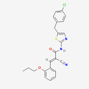 molecular formula C23H20ClN3O2S B7730385 MFCD02979245 