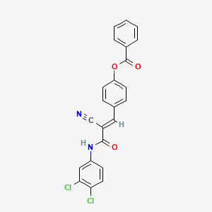 molecular formula C23H14Cl2N2O3 B7730428 MFCD02364617 