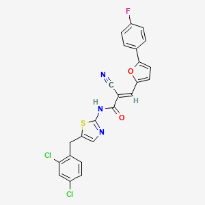 molecular formula C24H14Cl2FN3O2S B7730452 MFCD02349673 