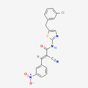 molecular formula C20H13ClN4O3S B7730467 MFCD02979236 