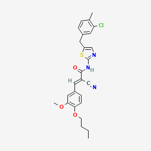 molecular formula C26H26ClN3O3S B7730492 MFCD02979614 