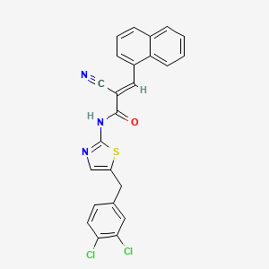molecular formula C24H15Cl2N3OS B7730494 MFCD02979423 