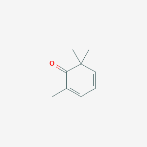 molecular formula C9H12O B077305 2,6,6-Trimethylcyclohexa-2,4-dienone CAS No. 13487-30-4