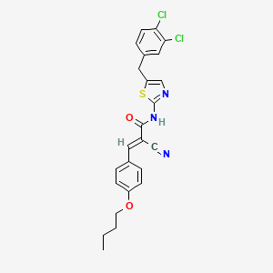 molecular formula C24H21Cl2N3O2S B7730506 MFCD02979407 