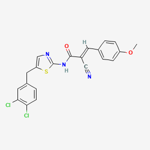 molecular formula C21H15Cl2N3O2S B7730508 MFCD01056795 