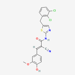 molecular formula C21H15Cl2N3O3S B7730551 MFCD02979333 