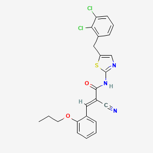 molecular formula C23H19Cl2N3O2S B7730559 MFCD02979323 