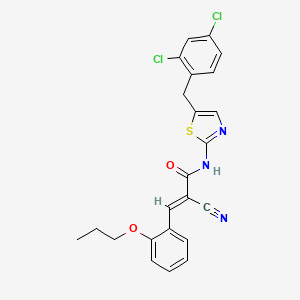 molecular formula C23H19Cl2N3O2S B7730586 MFCD02979350 