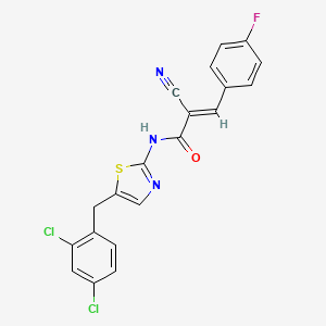 molecular formula C20H12Cl2FN3OS B7730597 MFCD02979349 