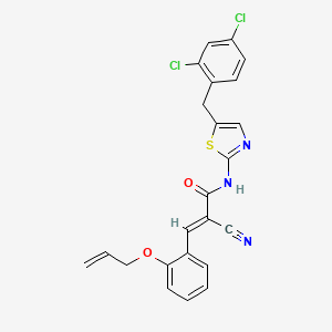 molecular formula C23H17Cl2N3O2S B7730612 MFCD02979351 