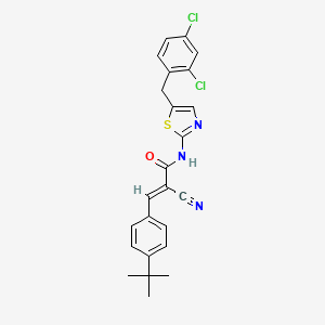 molecular formula C24H21Cl2N3OS B7730614 MFCD02979345 