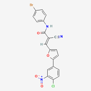 molecular formula C20H11BrClN3O4 B7730633 MFCD02371005 