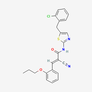 molecular formula C23H20ClN3O2S B7730729 MFCD02979194 