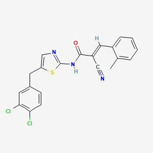 molecular formula C21H15Cl2N3OS B7730765 MFCD02979394 