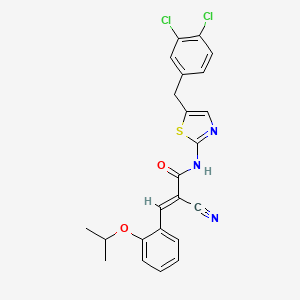 molecular formula C23H19Cl2N3O2S B7730774 MFCD02979403 