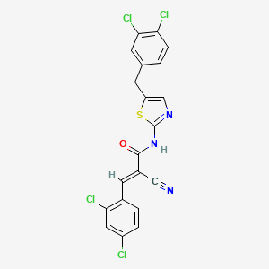 molecular formula C20H11Cl4N3OS B7730778 MFCD02979392 