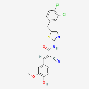 molecular formula C21H15Cl2N3O3S B7730794 MFCD02979413 
