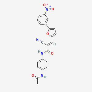 molecular formula C22H16N4O5 B7730854 MFCD02364437 
