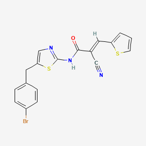 molecular formula C18H12BrN3OS2 B7730959 MFCD02349749 