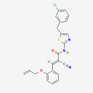 molecular formula C23H18ClN3O2S B7730976 MFCD02979220 