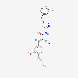 molecular formula C25H24ClN3O3S B7731003 MFCD02979233 