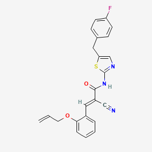 molecular formula C23H18FN3O2S B7731086 MFCD02979297 