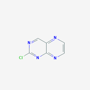 molecular formula C6H3ClN4 B077311 2-Chloropteridine CAS No. 14159-38-7