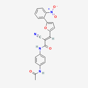 molecular formula C22H16N4O5 B7731143 MFCD02364438 
