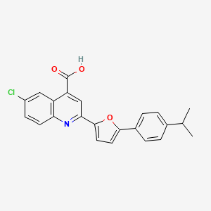 molecular formula C23H18ClNO3 B7731443 MFCD05847431 
