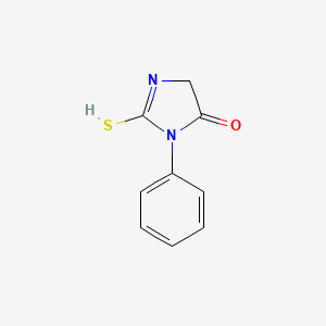 molecular formula C9H8N2OS B7731567 1-phenyl-2-sulfanyl-4H-imidazol-5-one 