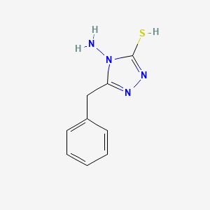 molecular formula C9H10N4S B7731767 4-amino-5-benzyl-1,2,4-triazole-3-thiol 