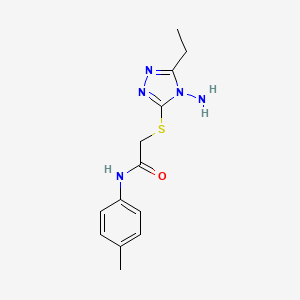 molecular formula C13H17N5OS B7731776 MFCD01960584 