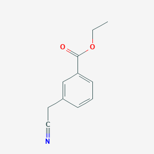 molecular formula C11H11NO2 B077319 Ethyl 3-(cyanomethyl)benzoate CAS No. 13288-86-3