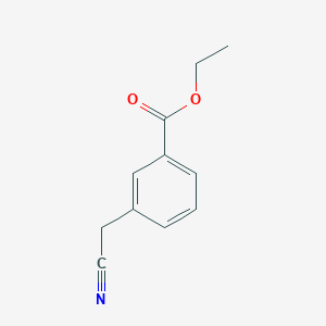 molecular formula C11H11NO2 B077319 Ethyl 3-(cyanomethyl)-benzoate CAS No. 13288-86-3