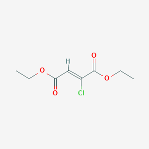 molecular formula C8H11ClO4 B077320 2-Butenedioic acid, 2-chloro-, diethyl ester, (Z)- CAS No. 10302-94-0