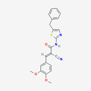 molecular formula C22H19N3O3S B7732229 MFCD02979175 
