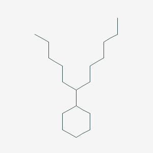 molecular formula C18H36 B077324 (1-Pentylheptyl)cyclohexane CAS No. 13151-86-5