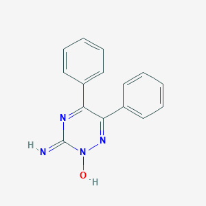 molecular formula C15H12N4O B077326 2-Hydroxy-5,6-diphenyl-1,2,4-triazin-3-imine CAS No. 13162-95-3