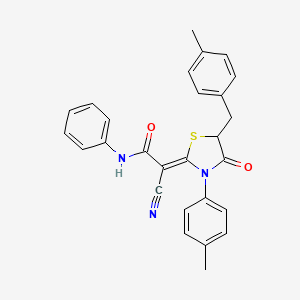 molecular formula C27H23N3O2S B7732674 MFCD06640584 
